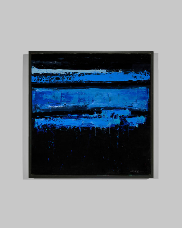 "Noir Et Bleu" Giclee Canvas Art by Robert Robinson